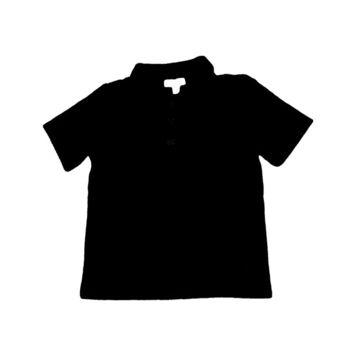 A Black Short Sleeve Polos from REISS in size 8Y for boy. (Front View)