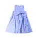 A Blue Sleeveless Dresses from Confiture in size 4T for girl. (Back View)