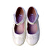 A White Flats from Jacadi in size 5T for girl. (Back View)