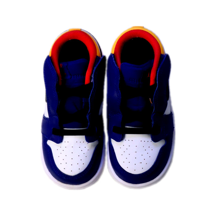 A Multicolour Sneakers from Air Jordan in size 3T for girl. (Back View)
