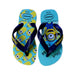 A Blue Flip Flops from Havaianas in size 4T for boy. (Back View)