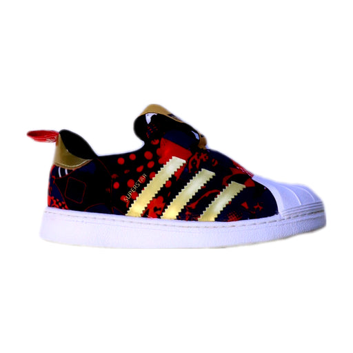 A Red Sneakers from Adidas in size 3T for boy. (Front View)