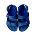 A Blue Sandals from Birkenstock in size 6T for neutral. (Back View)