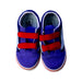 A Purple Sneakers from Vans in size 4T for boy. (Back View)