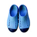 A Blue Aqua Shoes from Native Shoes in size 4T for neutral. (Back View)