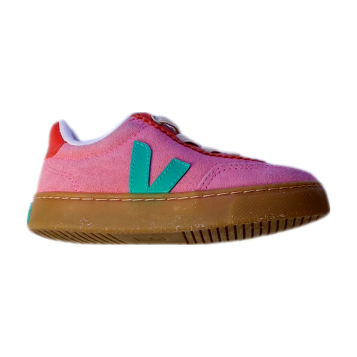 A Pink Sneakers from Veja in size 3T for neutral. (Front View)