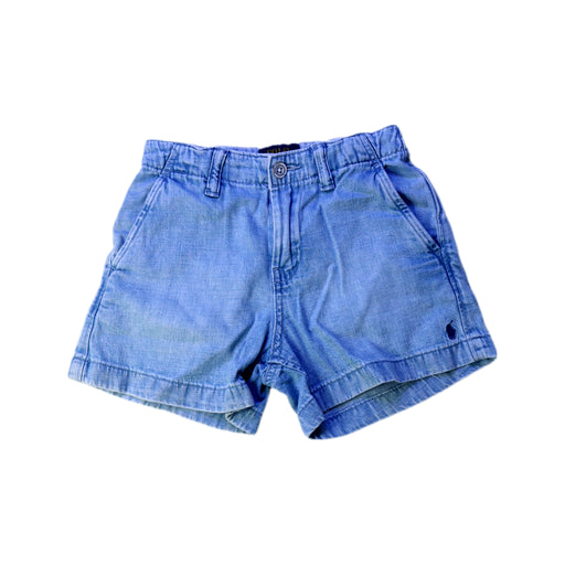 A Blue Shorts from Polo Ralph Lauren in size 6T for girl. (Front View)