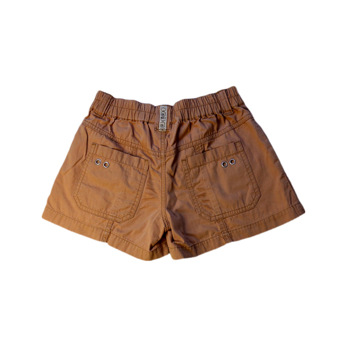 A Brown Shorts from Chickeeduck in size 7Y for girl. (Back View)