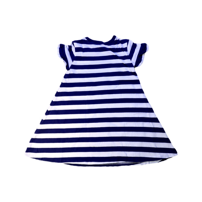 A Navy Short Sleeve Dresses from Polo Ralph Lauren in size 5T for girl. (Back View)