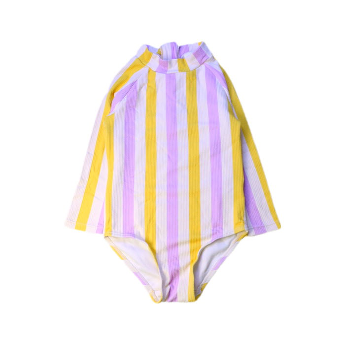A Purple Rash Guards from Seed in size 3T for girl. (Front View)
