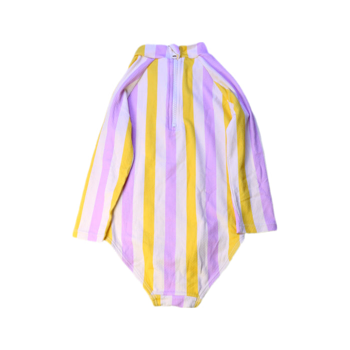 A Purple Rash Guards from Seed in size 3T for girl. (Back View)