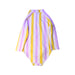 A Purple Rash Guards from Seed in size 3T for girl. (Back View)
