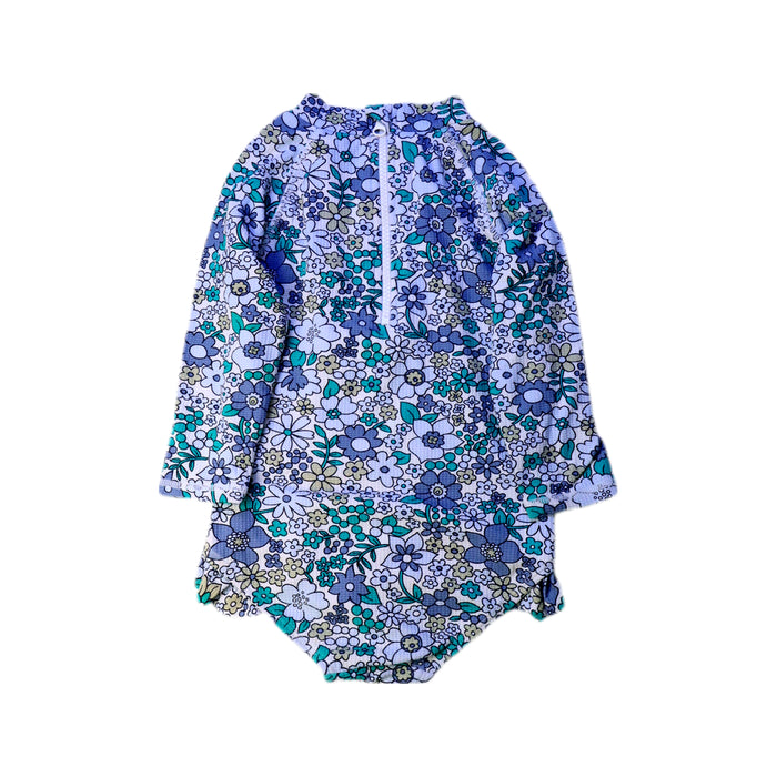 A Multicolour Rash Guards from Seed in size 18-24M for girl. (Back View)