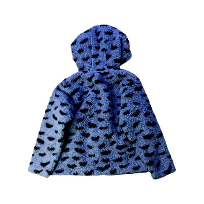 A Blue Puffer/Quilted Jackets from Patagonia in size 3T for boy. (Back View)