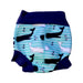 A Blue Swim Diapers from Splash About in size 12-18M for boy. (Back View)