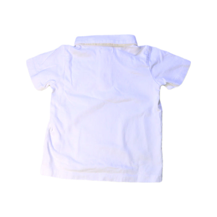 A White Short Sleeve Polos from David Jones in size 12-18M for boy. (Back View)