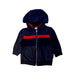 A Navy Zippered Sweatshirts from Tommy Bahama in size 12-18M for boy. (Front View)