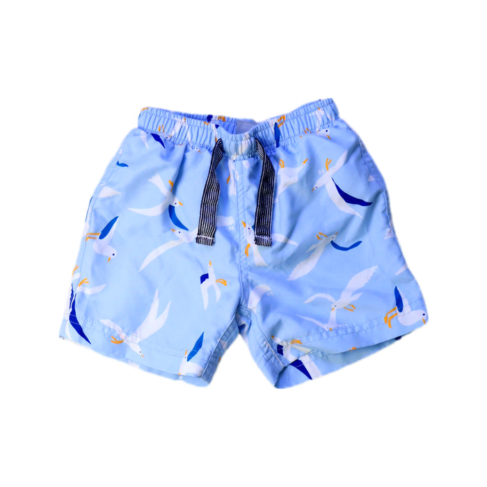 A Blue Swim Shorts from Petit Bateau in size 12-18M for boy. (Front View)