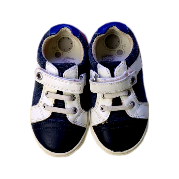 A Red Sneakers from Chicco in size 3T for boy. (Back View)