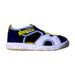 A Navy Sandals from Dr. Kong in size 3T for neutral. (Front View)