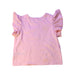 A Pink Short Sleeve Tops from Purebaby in size 0-3M for girl. (Back View)