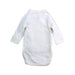 A White Long Sleeve Bodysuits from Petit Bateau in size Newborn for boy. (Back View)