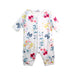 A White Long Sleeve Rompers from Petit Bateau in size 0-3M for girl. (Front View)