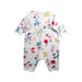 A White Long Sleeve Rompers from Petit Bateau in size 0-3M for girl. (Back View)