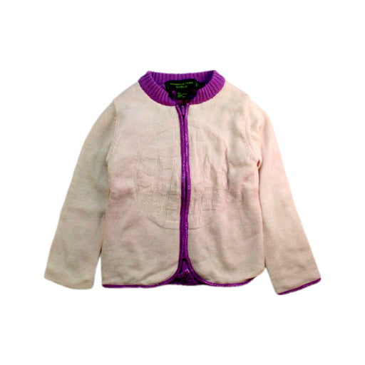 A Pink Cardigans from Shanghai Tang in size 2T for girl. (Front View)