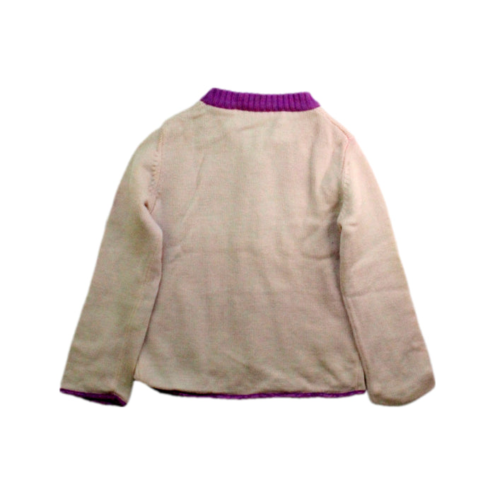 A Pink Cardigans from Shanghai Tang in size 2T for girl. (Back View)