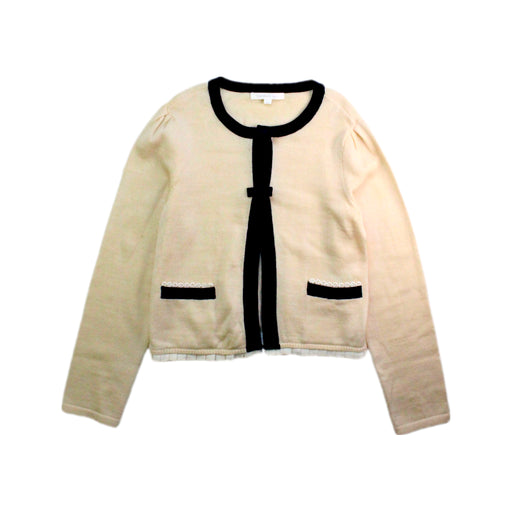 A Beige Cardigans from Nicholas & Bears in size 10Y for girl. (Front View)