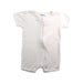 A Ivory Short Sleeve Rompers from Minihaha in size 3-6M for girl. (Front View)