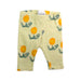 A Yellow Leggings from Bobo Choses in size 3-6M for girl. (Front View)