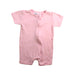 A Pink Short Sleeve Rompers from Minihaha in size 3-6M for girl. (Front View)