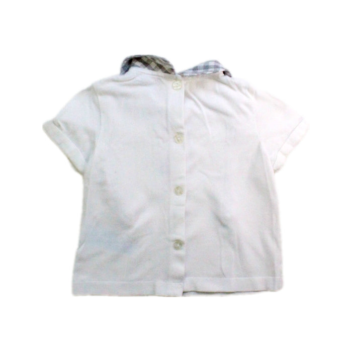 A White Short Sleeve Tops from Nicholas & Bears in size 12-18M for boy. (Back View)