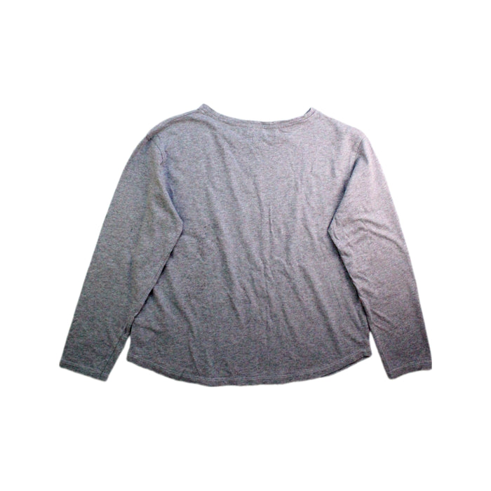 A Grey Long Sleeve T Shirts from Bonpoint in size 10Y for girl. (Back View)