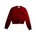 A Red Cardigans from Bonpoint in size 8Y for girl. (Front View)