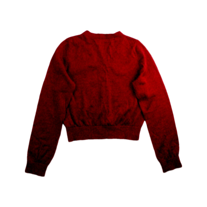 A Red Cardigans from Bonpoint in size 8Y for girl. (Back View)