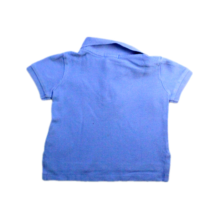 A Blue Short Sleeve Polos from Ralph Lauren in size 6-12M for boy. (Back View)