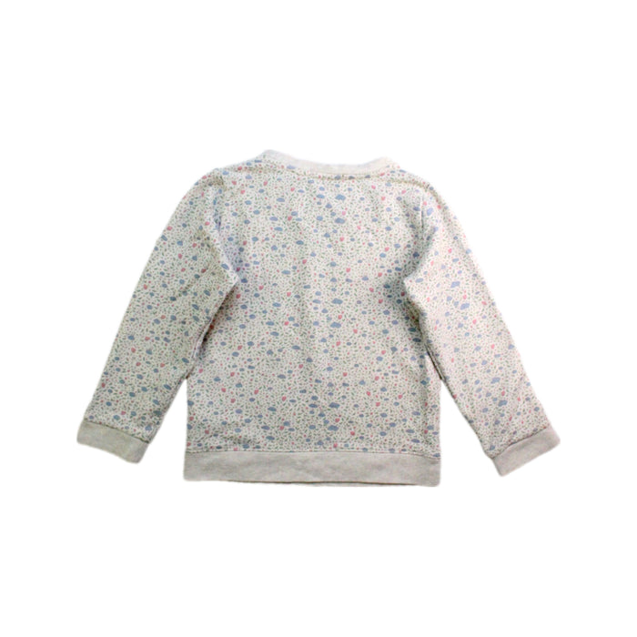 A Multicolour Crewneck Sweatshirts from babycottons. in size 6T for girl. (Back View)