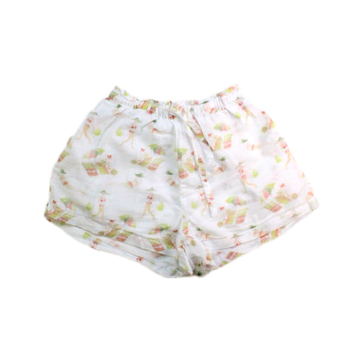 A White Shorts from Excuse My French in size 6T for girl. (Front View)