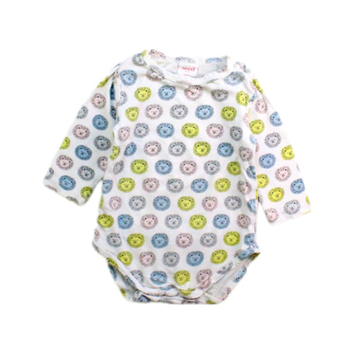 A Multicolour Long Sleeve Bodysuits from Seed in size 0-3M for neutral. (Front View)