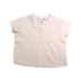 A Beige Short Sleeve Shirts from Bonpoint in size 6-12M for boy. (Front View)