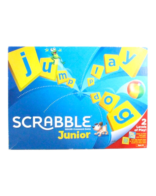 A Blue Board Games & Puzzles from Scrabble in size 6T for neutral. (Front View)