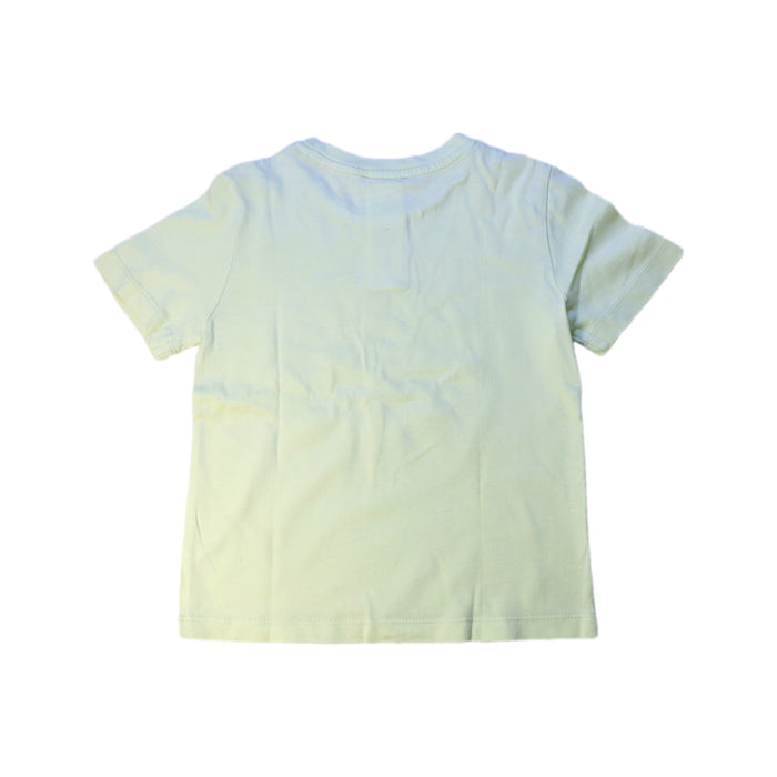 A Yellow Short Sleeve T Shirts from Jacadi in size 4T for boy. (Back View)