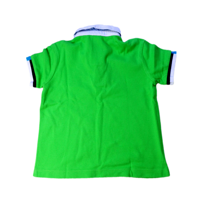 A Green Short Sleeve Polos from Jacadi in size 4T for boy. (Back View)