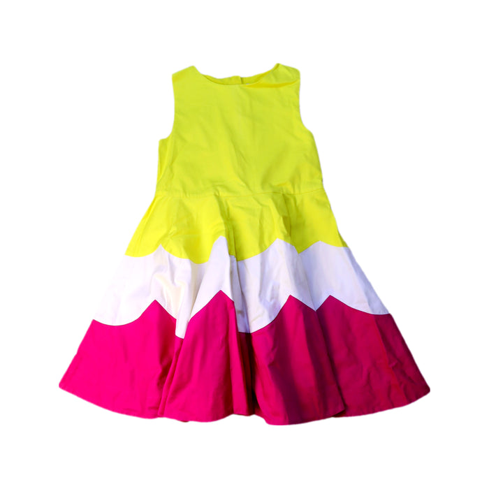 A Multicolour Sleeveless Dresses from Jacadi in size 6T for girl. (Front View)