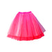 A Pink Tulle Skirts from Jacadi in size 6T for girl. (Back View)