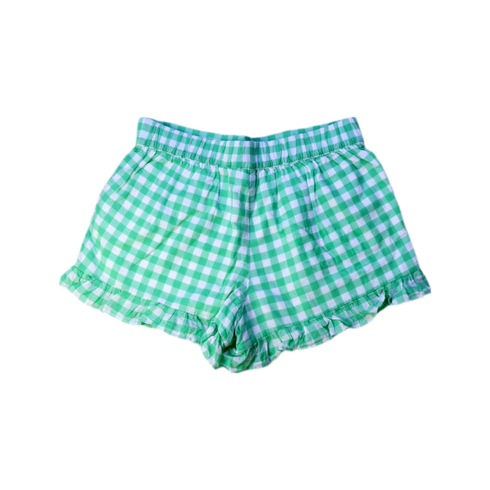 A Green Shorts from Janie & Jack in size 8Y for girl. (Back View)