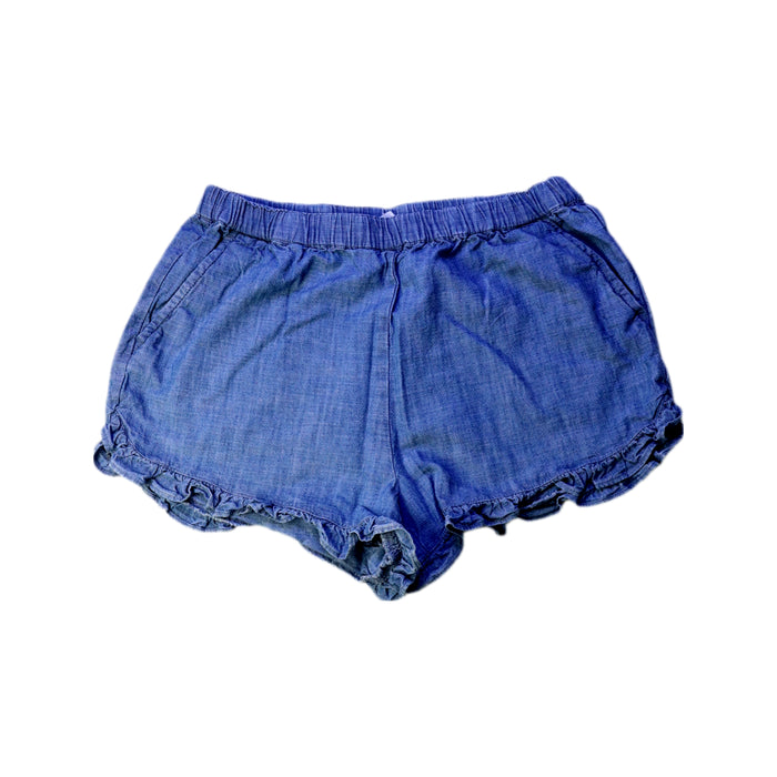 A Blue Shorts from Crewcuts in size 10Y for girl. (Front View)